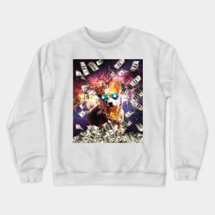 Bling Money Corgi Dog Thug Crewneck Sweatshirt